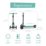 Scotti - 3 Tekerlekli Scooter - Mint
