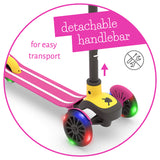 Scotti Glow - 3 Tekerlekli Işıklı Scooter - Pembe