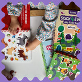 Stick4Ever Tak Çıkar Jelly Sticker Kitabı Seti (4 Kitap)