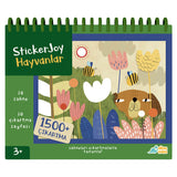 StickerJoy - Hayvanlar (Sahneyi Çıkartmalarla Tamamlama Çıkartma Kitabı)