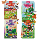 Stick4Ever Tak Çıkar Jelly Sticker Kitabı Seti (4 Kitap)