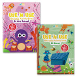 Use 'N Use Activity Book Seti (At Home-At The School) (2 Adet Tak Çıkar Aktivite Kitabı)