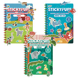 Stickypuff Hayvanlar Seti (3 Kabartmalı Tak Çıkar Çıkartma Kitabı)