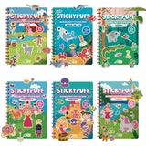 Stickypuff Kabartmalı Tak Çıkar Çıkartma Kitabı Süper Seti (6 Kitap)