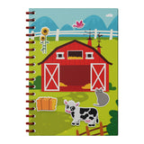Stickypuff - Farm (Kabartmalı Tak Çıkar Çıkartma Kitabı)