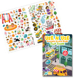 Use 'N Use Sticker Book Süper Seti (3 Adet Tak Çıkar Çıkartma Kitabı)