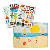 Use 'N Use Sticker Book Seti (Dress Me Up-Tiny Town) (2 Adet Tak Çıkar Çıkartma Kitabı)