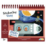 StickerJoy - Uzay (Sahneyi Çıkartmalarla Tamamlama Çıkartma Kitabı)