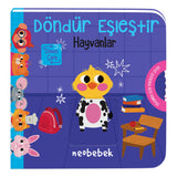 Döndür Eşleştir - Hayvanlar - Çarklı Kitap