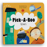 Pick-A-Boo - Town (İngilizce Döndür-Seç Hareketli Kitap)