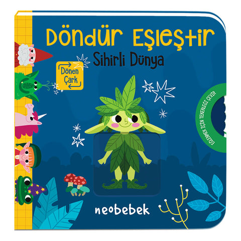 Döndür Eşleştir - Sihirli Dünya - Çarklı Kitap