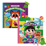 Sticker Çantam Jelly Stickerlı Hikaye Kitabı Seti (2 Kitap)