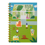 Stickypuff - In The Garden (Kabartmalı Tak Çıkar Çıkartma Kitabı)