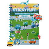 Stickypuff - Vehicles (Kabartmalı Tak Çıkar Çıkartma Kitabı)