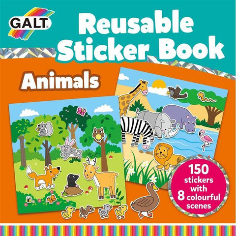 Reusable Sticker Book - Animals (Tekrar Kullanılabilir Çıkartma Kitabı) - Neobebek