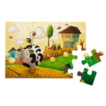 24 Parça Yer Puzzle - Çiftlikte