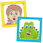 Funny Faces Sticker Book (Komik Suratlar Çıkartma Kitabı) - Neobebek